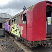 The former Island Line carriage for sale on eBay. Photo: Tombikerboykeeling.