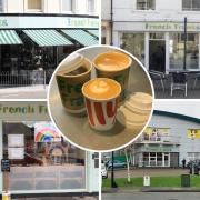 Hot drink offer from French Franks and the County Press.