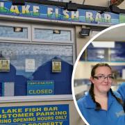 Chelsie and Andy Thompson, co-owners of Lake Fish Bar.