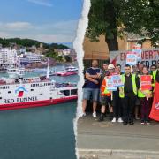 Red Funnel workers have begun strikes today (Wednesday) over ‘poverty’ pay.