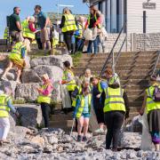 Beach clean by Parkdean holiday resorts.