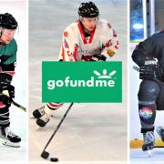 Aidan Doughty, from left, playing for Basingstoke Bison, the Wightlink Raiders and in Bison colours.