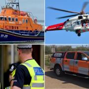 Lifeboat and helicopter teams join police search for missing Celia Vosper