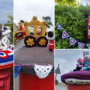 Postbox toppers for King's coronation.