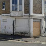 The derelict building in Sandown.