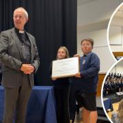 Justin Welby visits The Bay CE School, Sandown.