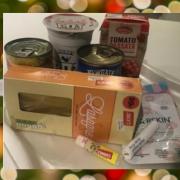 Evelyn Shand's donation to the Foodbank this Christmas