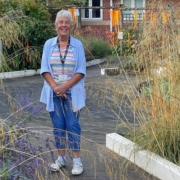 Nicola in the Mountbatten garden