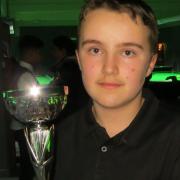 Snooker talent Noah Gartell, of Yarmouth.