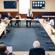 Cllr Phil Jordan in the YouTube video of the meeting