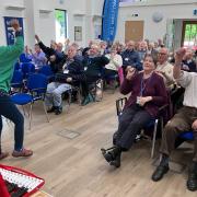West Wight Dementia Friendly Choir in action