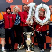 Celebrations marked ten years of Wight Karting