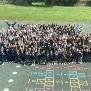 Dover Park Primary School celebrate their latest Ofsted report