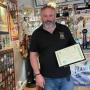 Rod Kellaway, from the Newport Ale House, named CAMRA's pub of the year