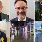 Candidates standing in IW West have their say on flooding.