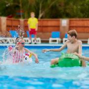 Landguard Holiday Park's outdoor swimming pool