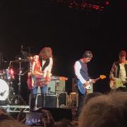 Chrissie Hynde and Johnny Marr together on stage