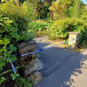 Island park cordoned off after body discovery