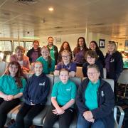 Girls' Brigade aboard the ferry