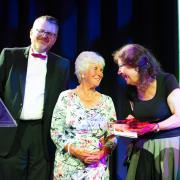 Pam Wedgwood journeyed from the Isle of Wight to London to receive a Lifetime Achievement Award.