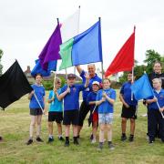 The games were held at West Wight Sports Centre and pupils tried a variety of sporting activities