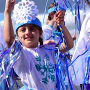 Binstead Primary School representing Quebec Carnival