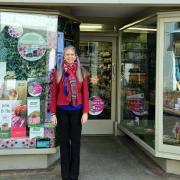 Sarah Hagen outside her shop, Healthy Indulgence, on Cowes High Street