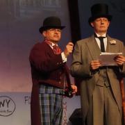 Peter Stockman as Passepartout and Jason Harris as wealthy Englishman Phileas Fogg