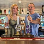 Charlotte and Nick Edwards, the new landlords of The Sun Inn, Hulverstone