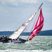 Sailing action on The Solent earlier this week.