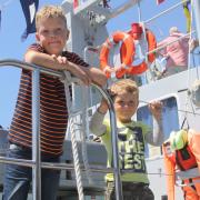 HMS Puncher at Cowes Week