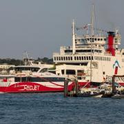 Red Funnel ferries in Cowes