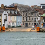 Cowes side of the floating bridge