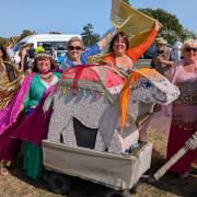 Nefertari Egyptian belly dancers at Yarmouth Carnival