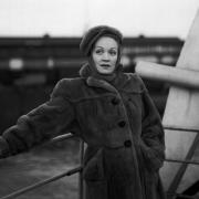 Film Star Marlene Dietrich in Southampton.