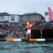 The Greasy Pole contest