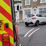 Crash causing traffic disruption in Ventnor