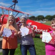 Wing walkers have raised over £80,000 for Mountbatten Isle of Wight