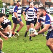 Action from the Hurricanes' opening game.