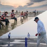 Bramble Bank tug-of-war and annual cricket match