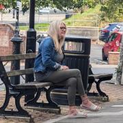 Victoria Willis outside the IW Magistrates' Court