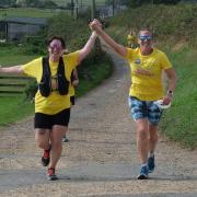 Some of the Great North-South Run participants.