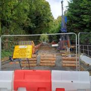 Leeson Road shut again for further works earlier this month.