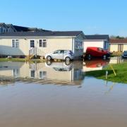 Previous flooding at Riverview Court near Morton Common