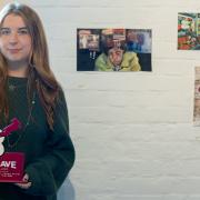 The winner, 19-year-old Elsie Calder, was recognised for her mixed media piece exploring gender ideologies