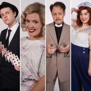 The cast of Anything Goes