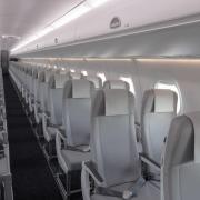 The Finnair cabin