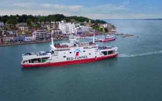Red Funnel is experiencing lengthy delays.