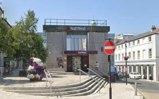 The Natwest building in St Thomas' Square, Ryde.