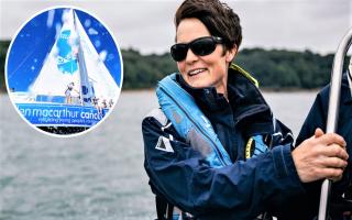 Dame Ellen McArthur will be taking part in the Round the Island Race on Saturday.